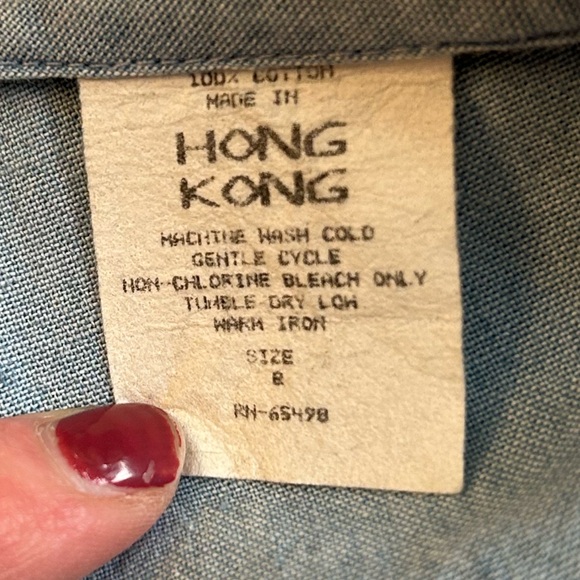 J. Peterman Rare Vintage Chambray Sailor Dress - Picture 14 of 16